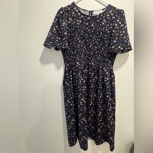 Floral Navy Dress